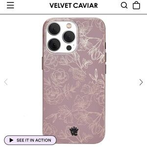 Velvet Caviar Floral Phone Case iPhone 15 pro max MagSafe